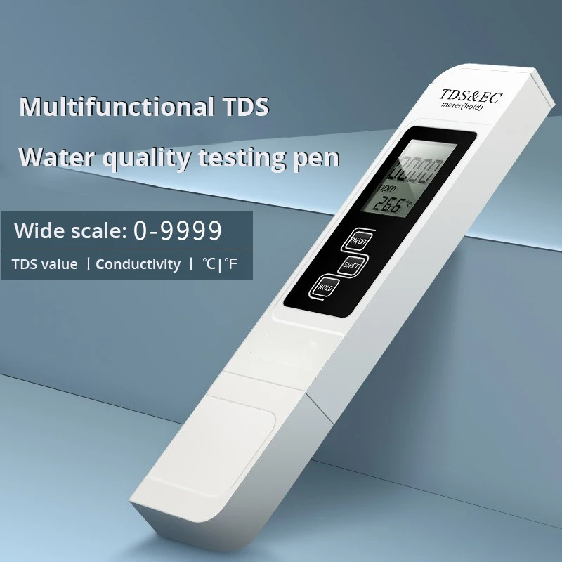 Water Testing Kit - 1pc White Handheld TDS Digital Water