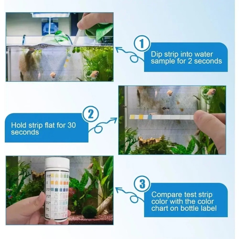 Aquarium Test Strip  Freshwate – обзор и цена Water Testing Kit