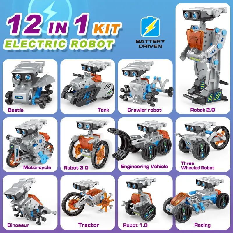 12 in 1 Science Experiment Sol – обзор и цена Science Robotics