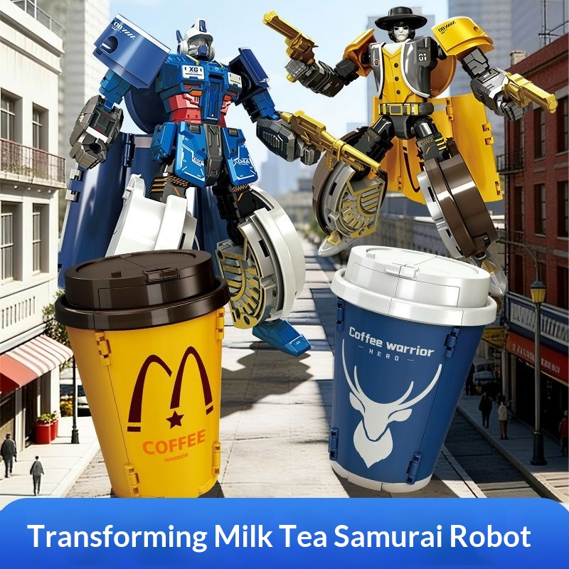 Transforming toy milk tea warr – обзор и цена Science Robotics