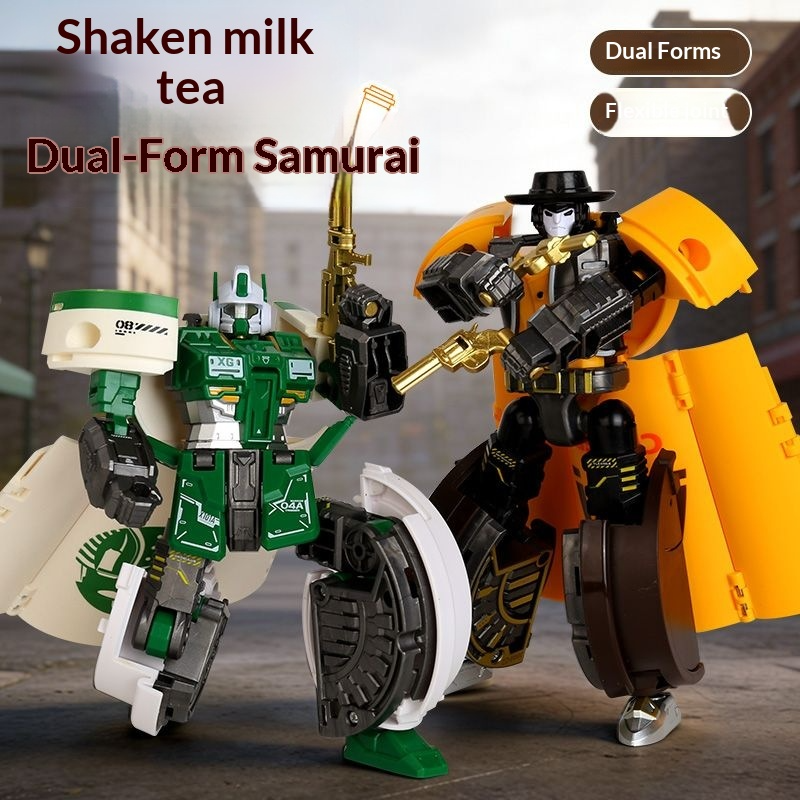 Transforming toy milk tea warr – обзор и цена Science Robotics