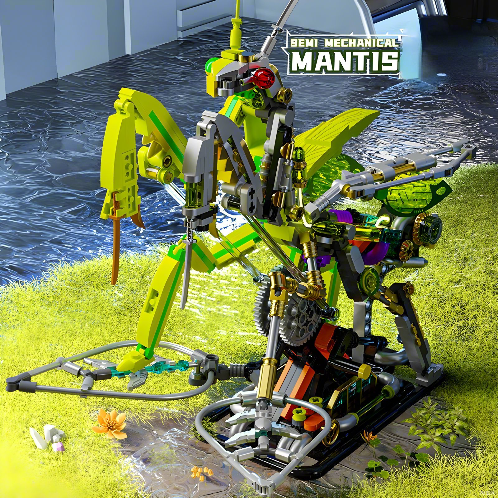 DIY Mantis building blocks sem – обзор и цена Science Diy Model