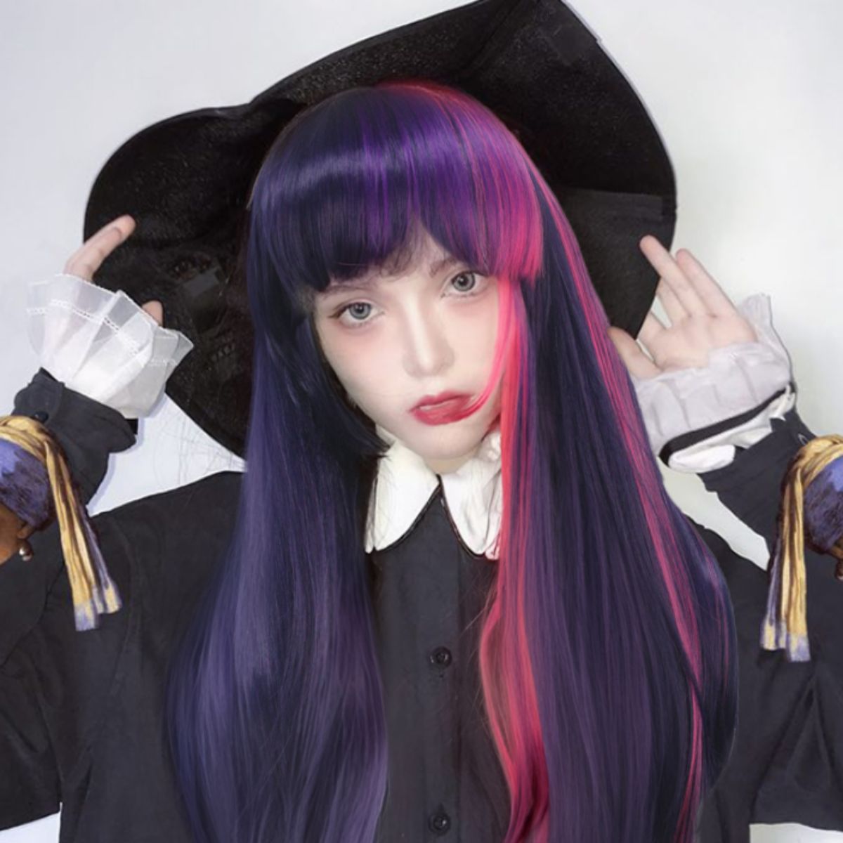 Pink Purple Neat Bangs Long St – обзор и цена Science Bob