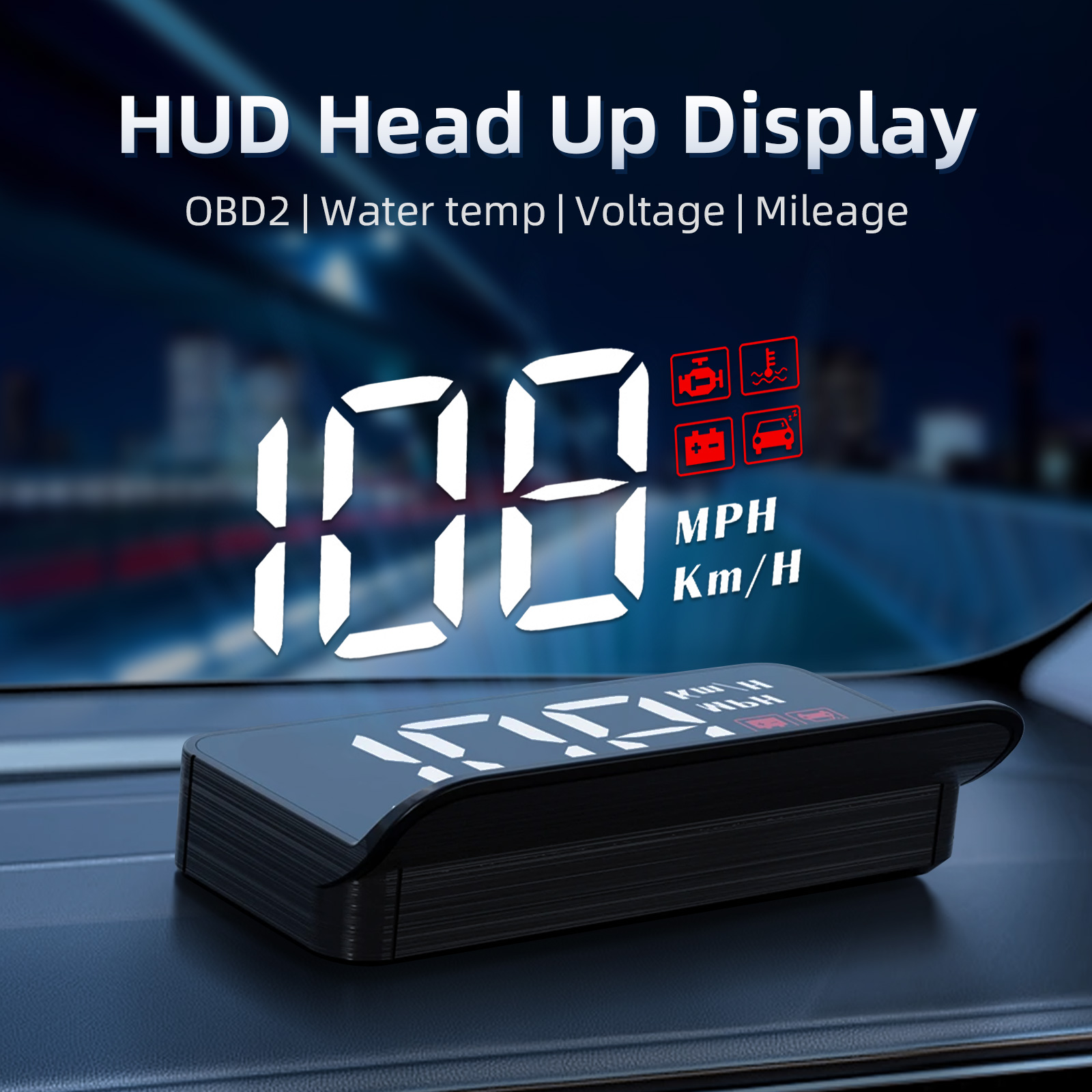 M3 HUD Obd2 Head-Up Display Di – обзор и цена Anemometer Wind Speed