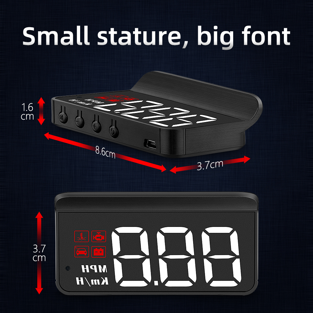 M3 HUD Obd2 Head-Up Display Di – обзор и цена Anemometer Wind Speed