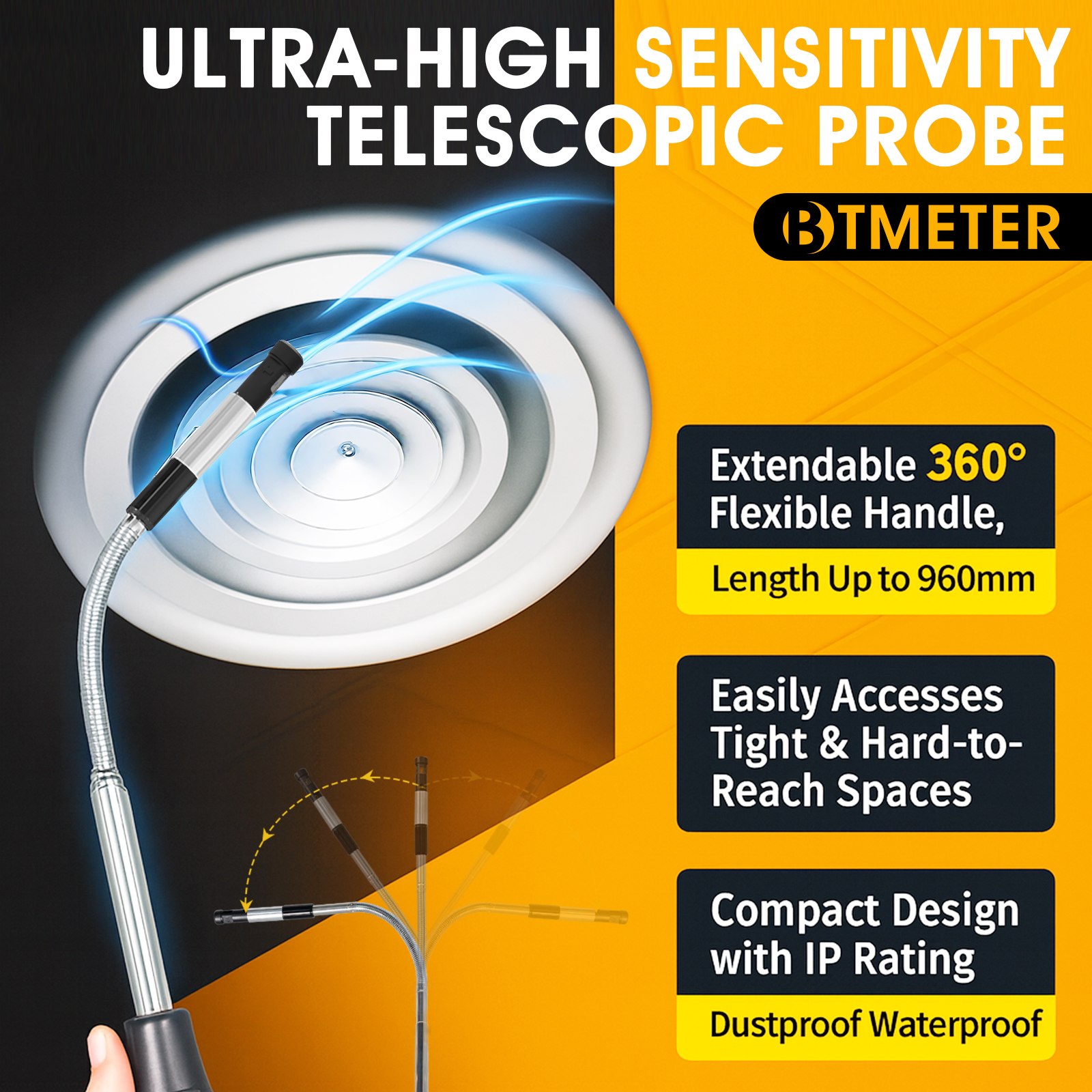 2026 New Model BT-9000F Handhe – обзор и цена Anemometer Wind Speed