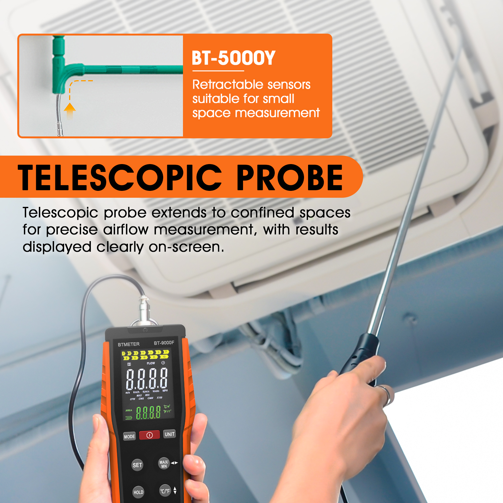 2026 New Model BT-9000F Handhe – обзор и цена Anemometer Wind Speed