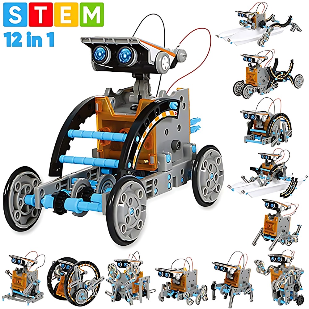 Solar Robot Building Blocks 12 – обзор и цена Science Robotics