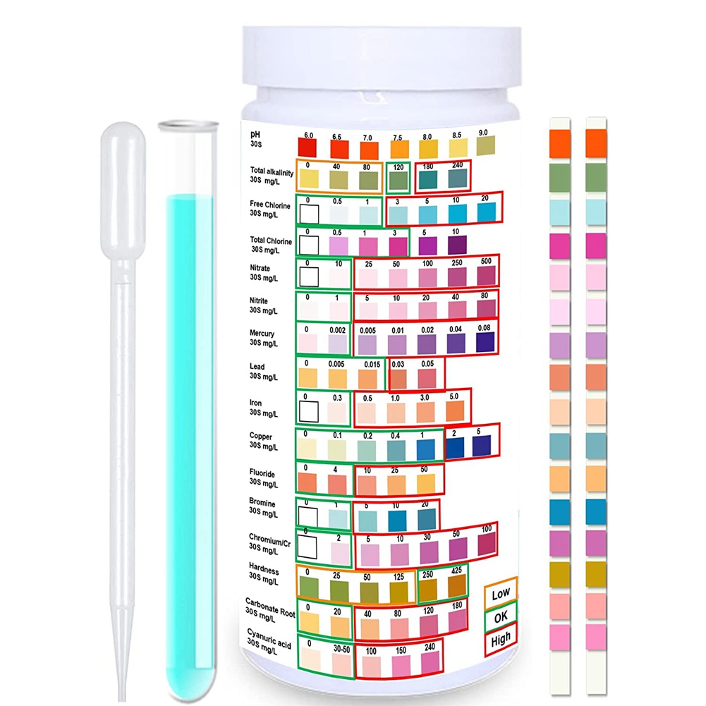 Water Testing Strips for Drink – обзор и цена Water Testing Kit