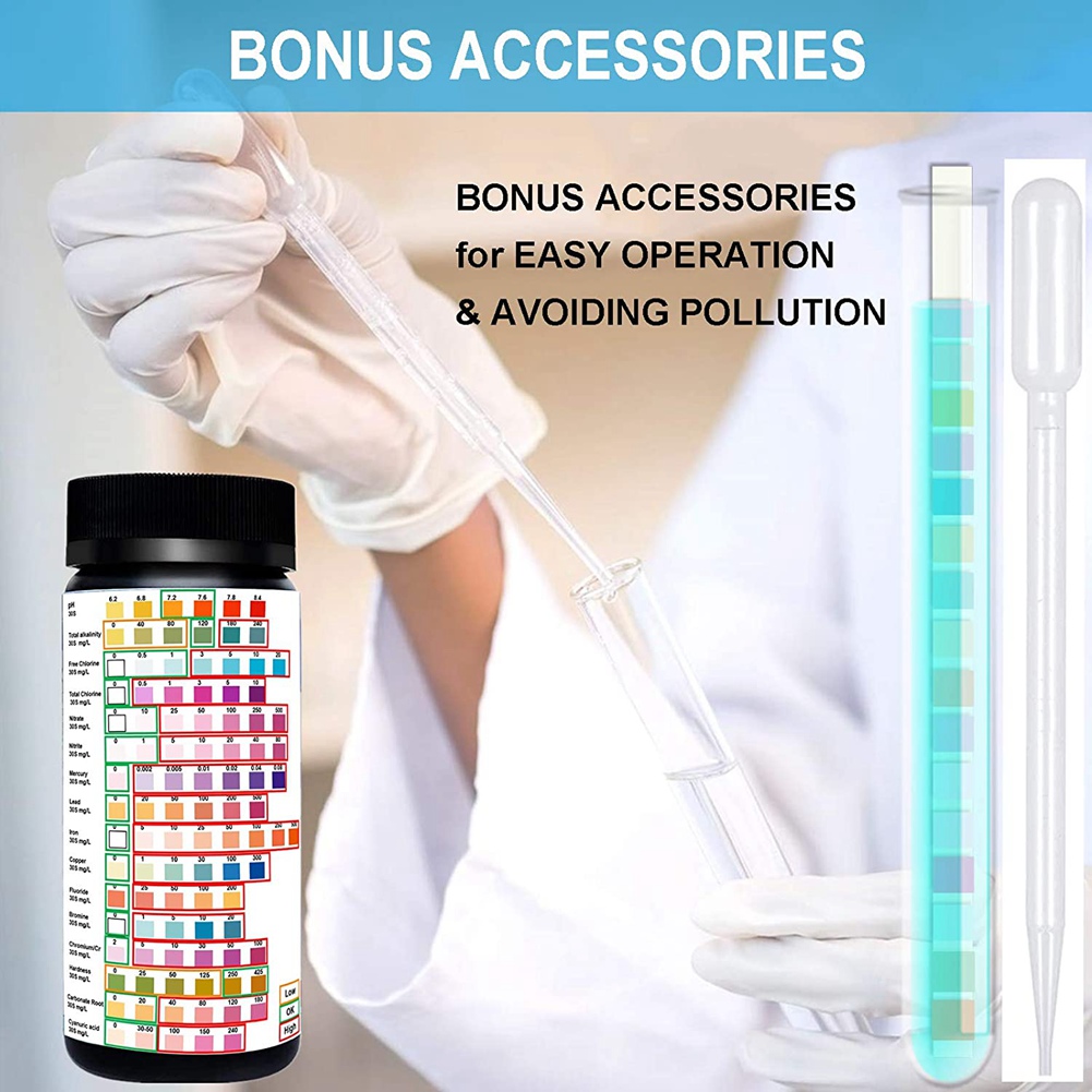 Water Testing Strips for Drink – обзор и цена Water Testing Kit