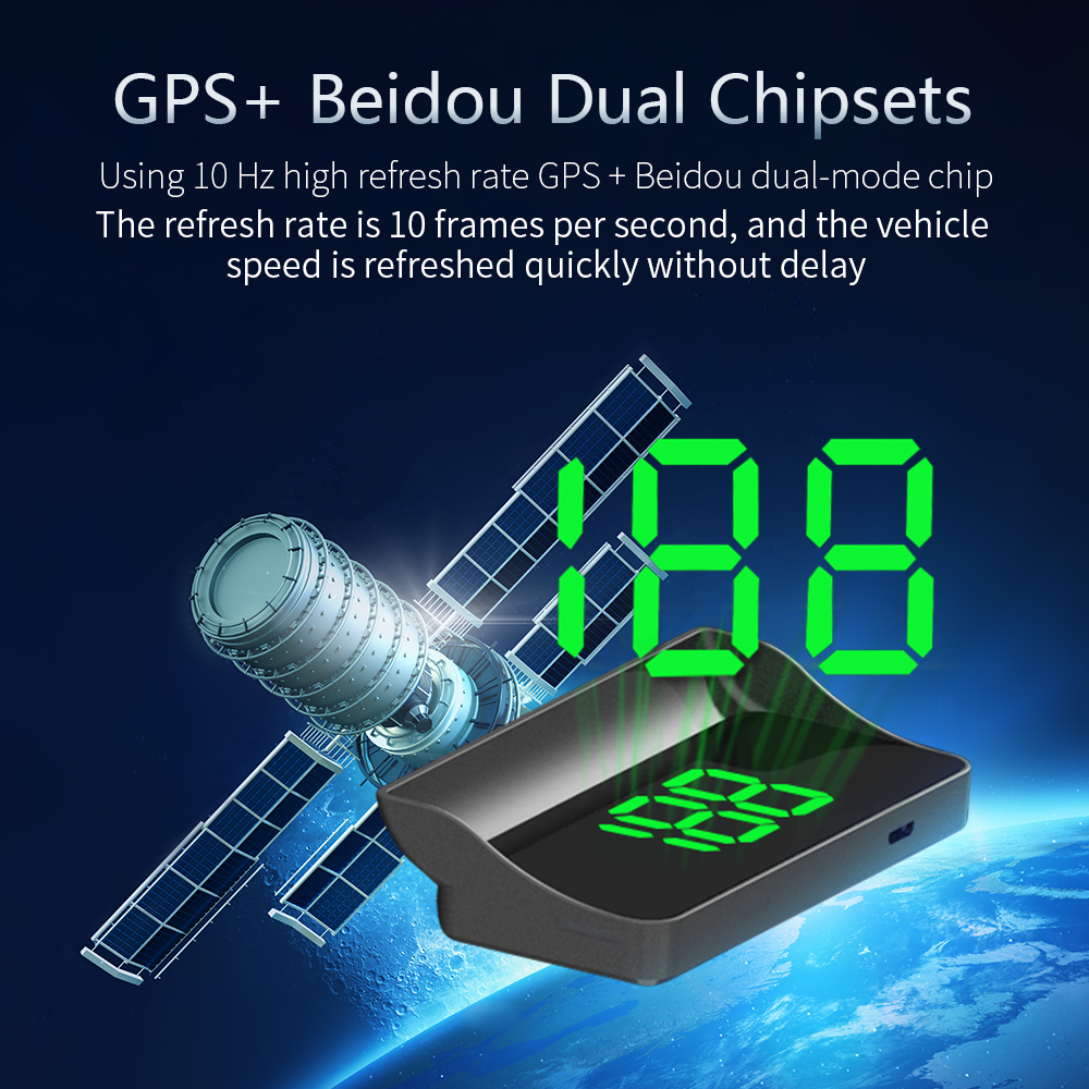 W1 Car HUD Head Up Display Win – обзор и цена Anemometer Wind Speed