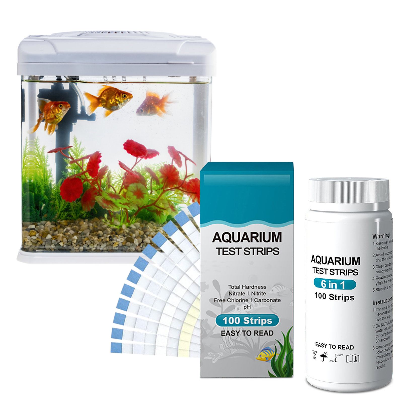 100pcs 6-in-1 Water Quality Te – обзор и цена Water Testing Kit