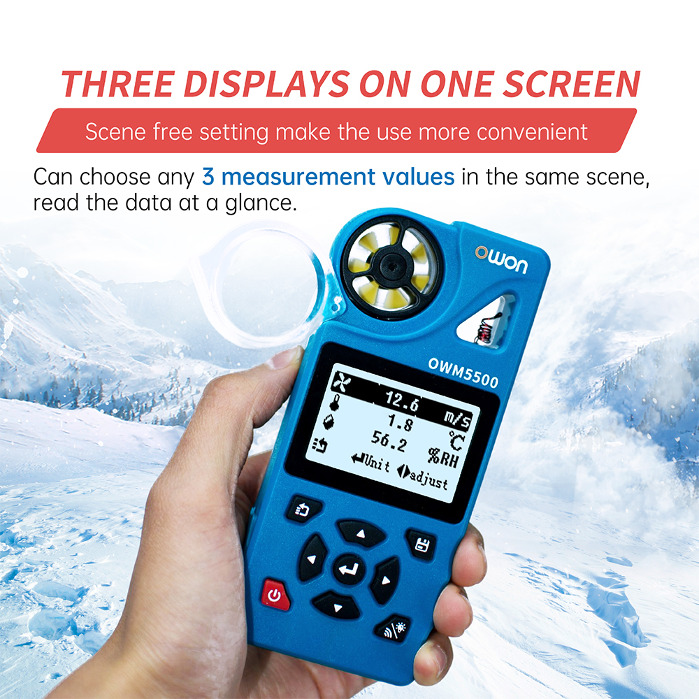 OWM5500 Digital Anemometer Han – обзор и цена Anemometer Wind Speed