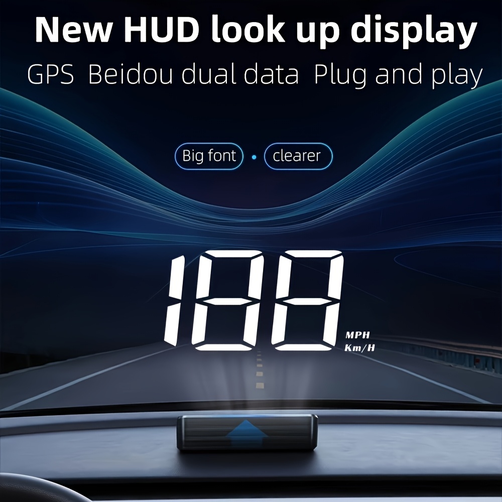 Universal Car Speedometer HUD  – обзор и цена Anemometer Wind Speed