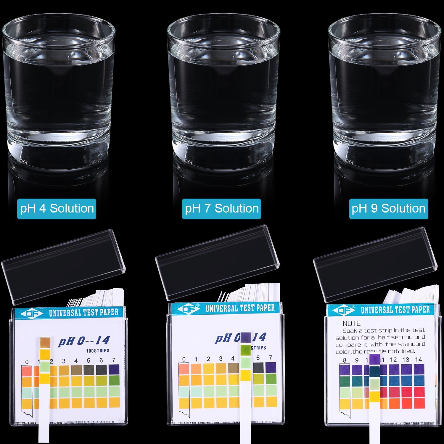 100 Strips 0-14 PH Alkaline Ac – обзор и цена Water Testing Kit