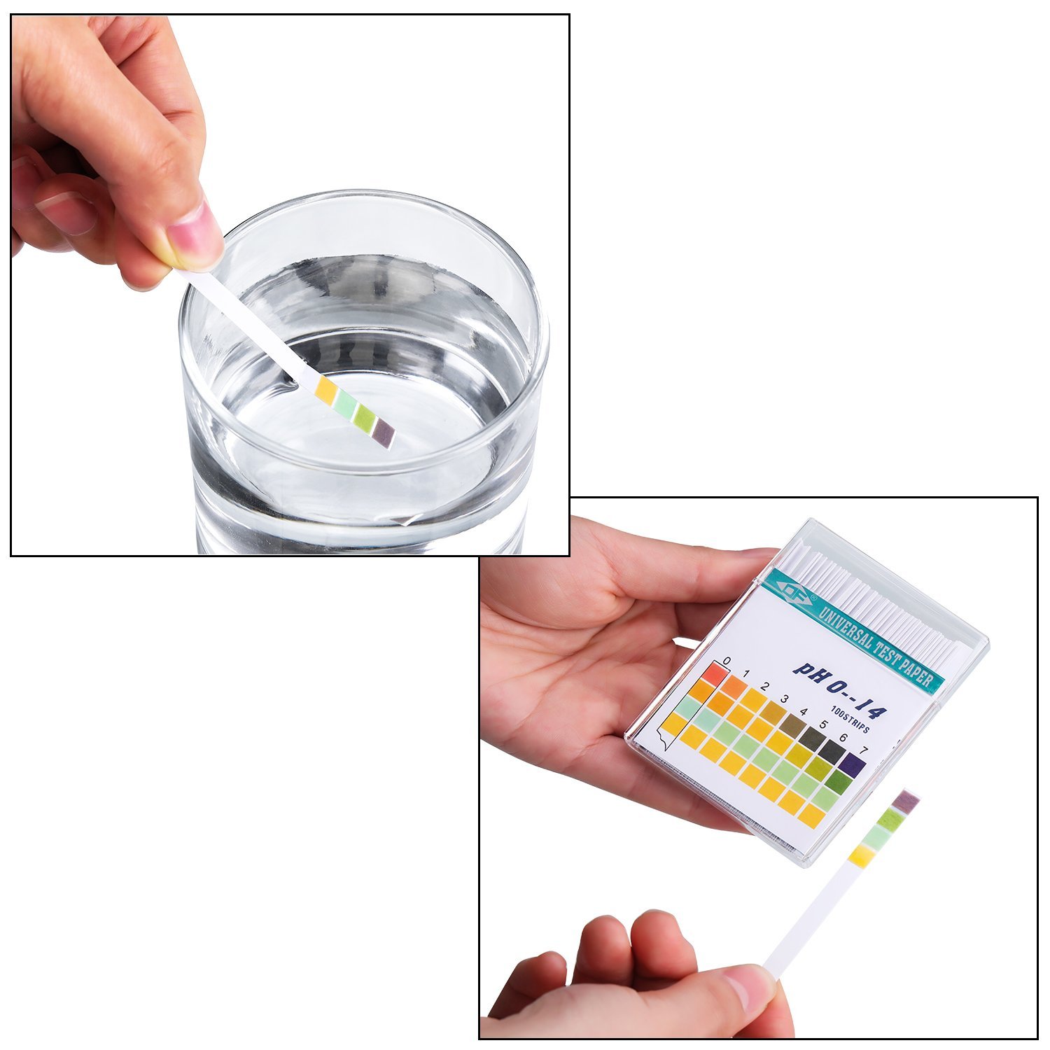 100 Strips 0-14 PH Alkaline Ac – обзор и цена Water Testing Kit