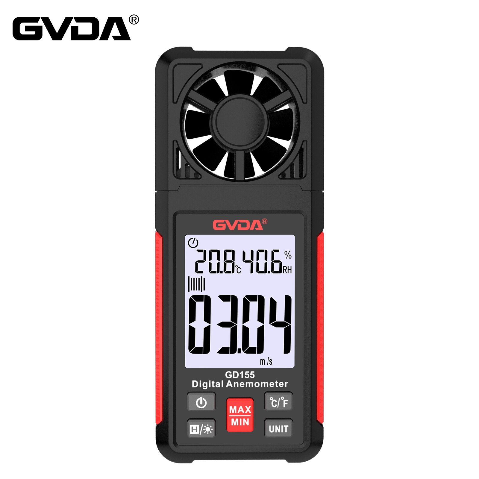 GVDA Digital Anemometer Handhe – обзор и цена Anemometer Wind Speed