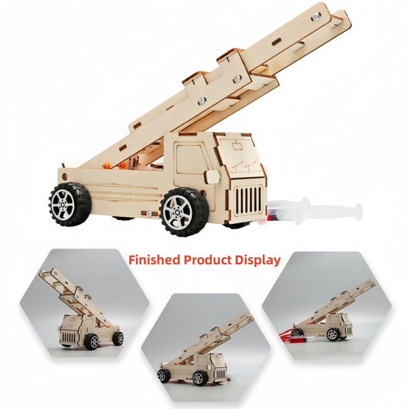 DIY Wood Ladder Fire Truck Mod – обзор и цена Science Diy Model
