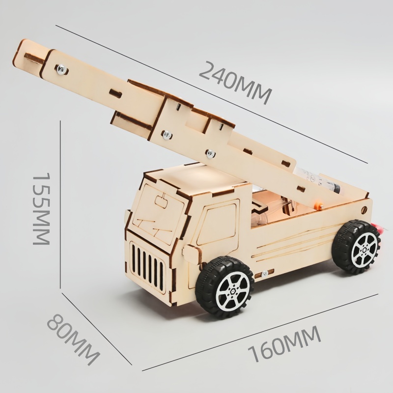 DIY Wood Ladder Fire Truck Mod – обзор и цена Science Diy Model
