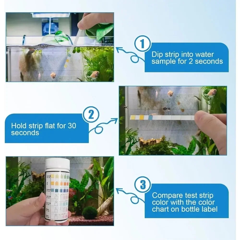 Aquarium Test Strip  PH Qualit – обзор и цена Water Testing Kit