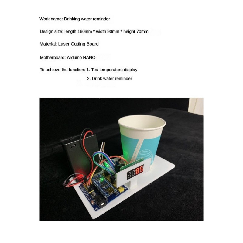 Drink Water Reminder Robot Han – обзор и цена Science Robotics