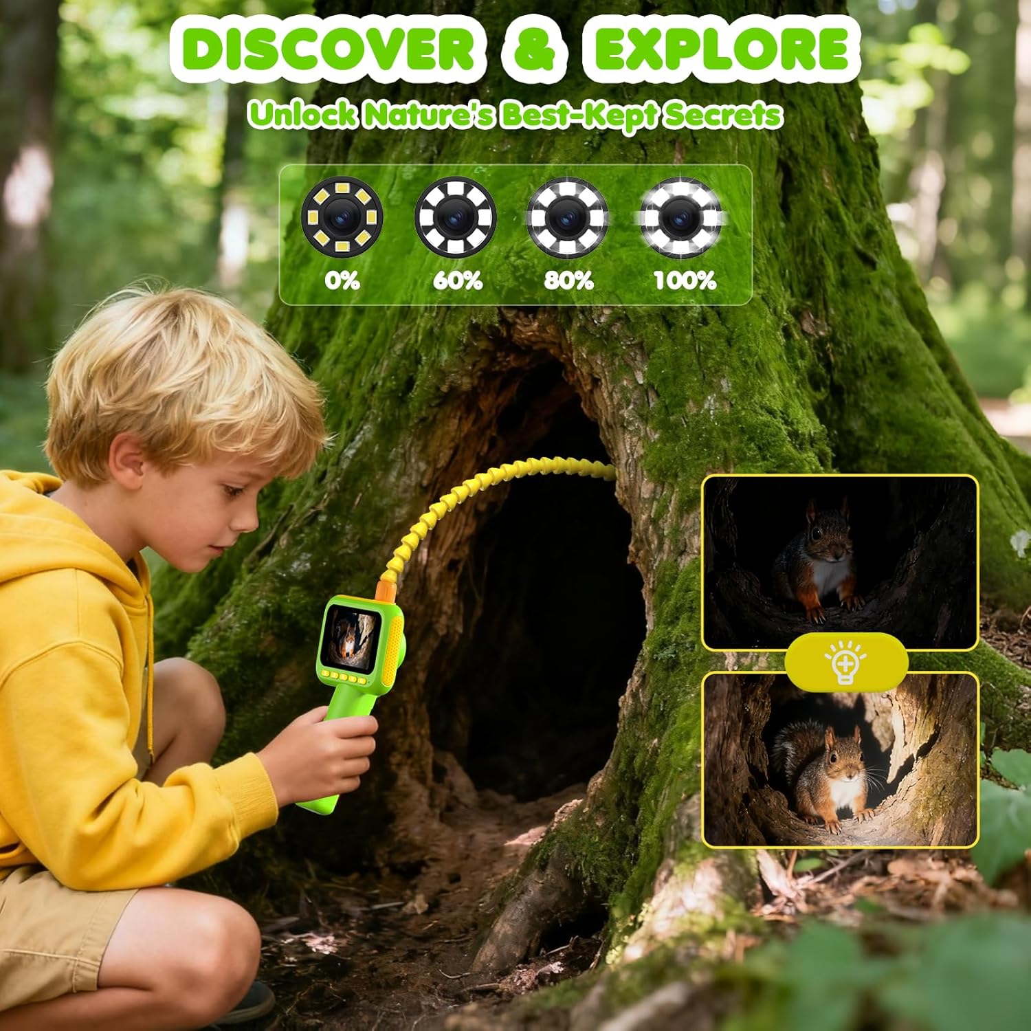 Endoscope for Kids, Borescope  – обзор и цена Science Kit