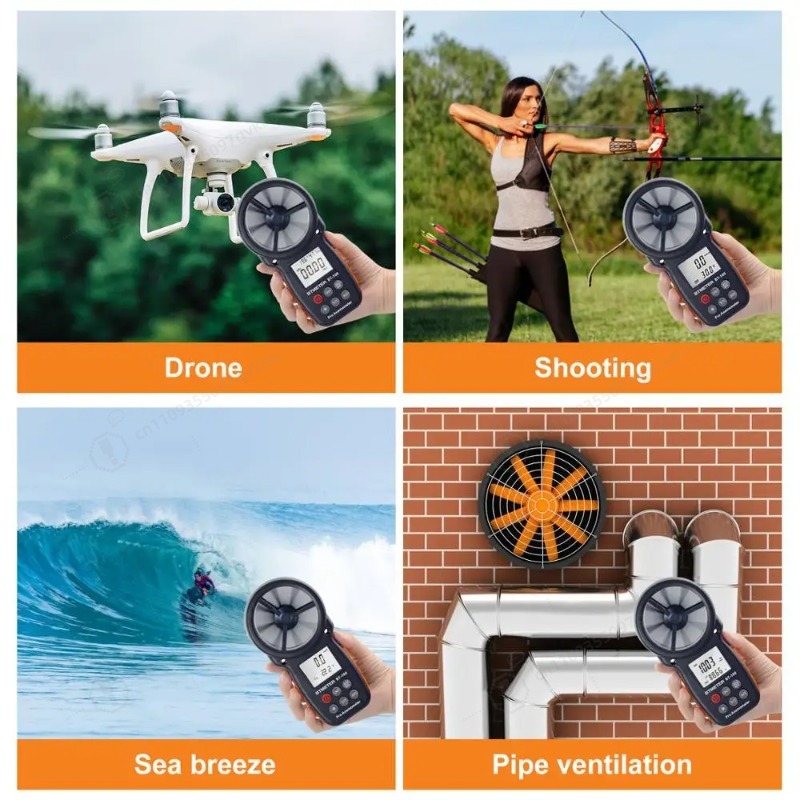 BT-100 Digital Anemometer Hand – обзор и цена Anemometer Wind Speed