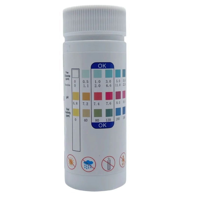 Chlorine PH Test Strips SPA Sw – обзор и цена Water Testing Kit