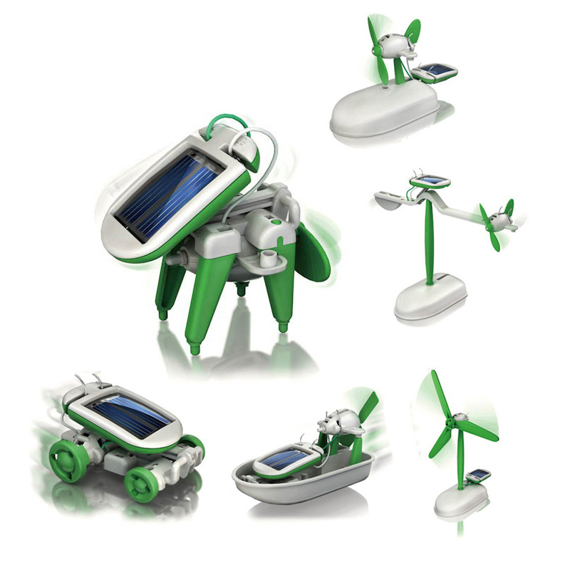 6-In-1 Solar-Power Robot Kit A – обзор и цена Science Robotics