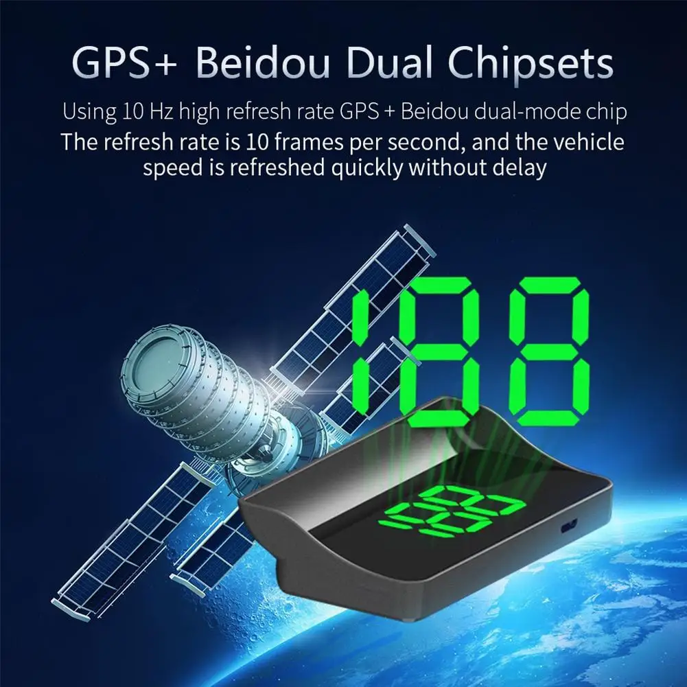 HD M2 Head Up Display GPS Digi – обзор и цена Anemometer Wind Speed