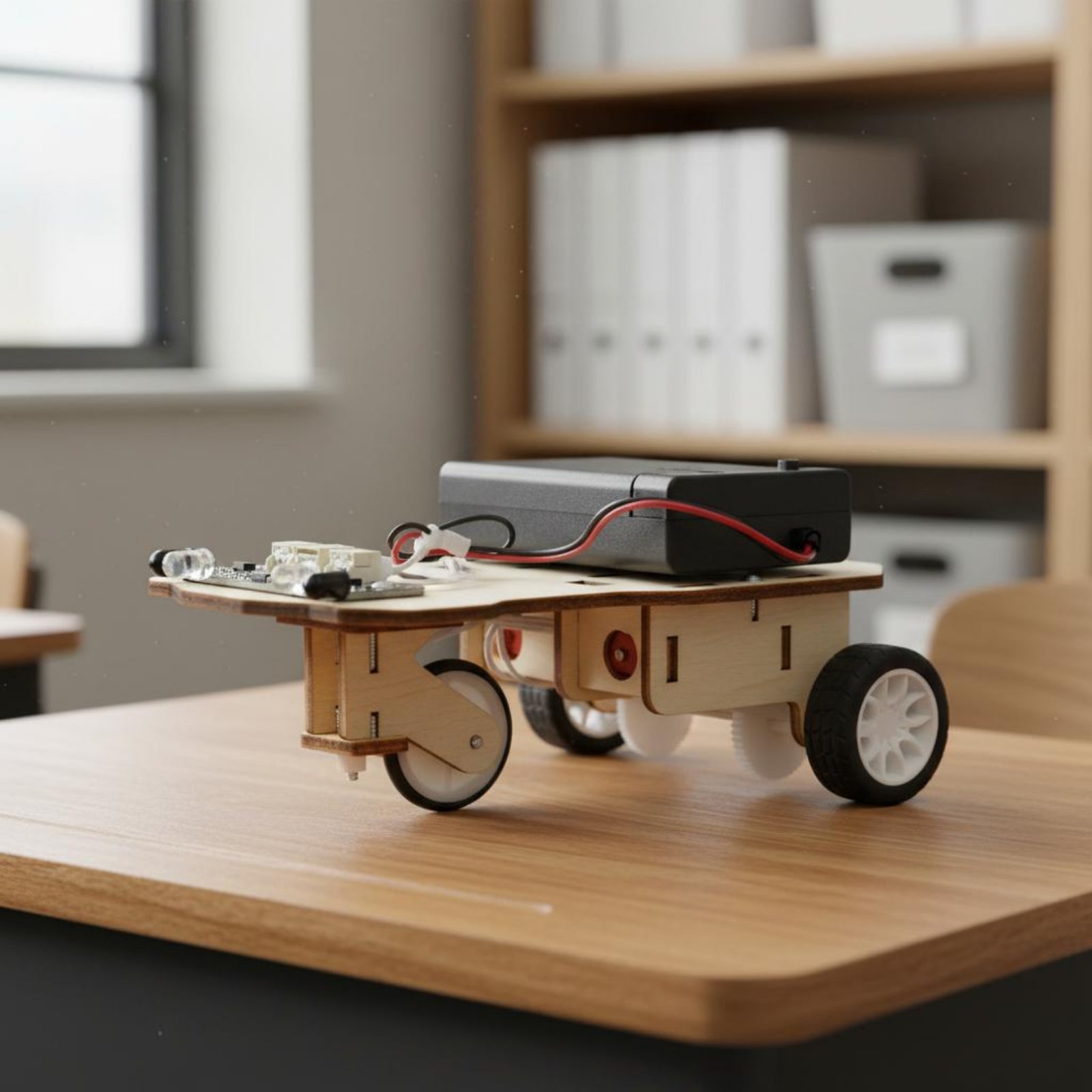 Wooden Intelligent Vehicle Kit – обзор и цена Science Robotics