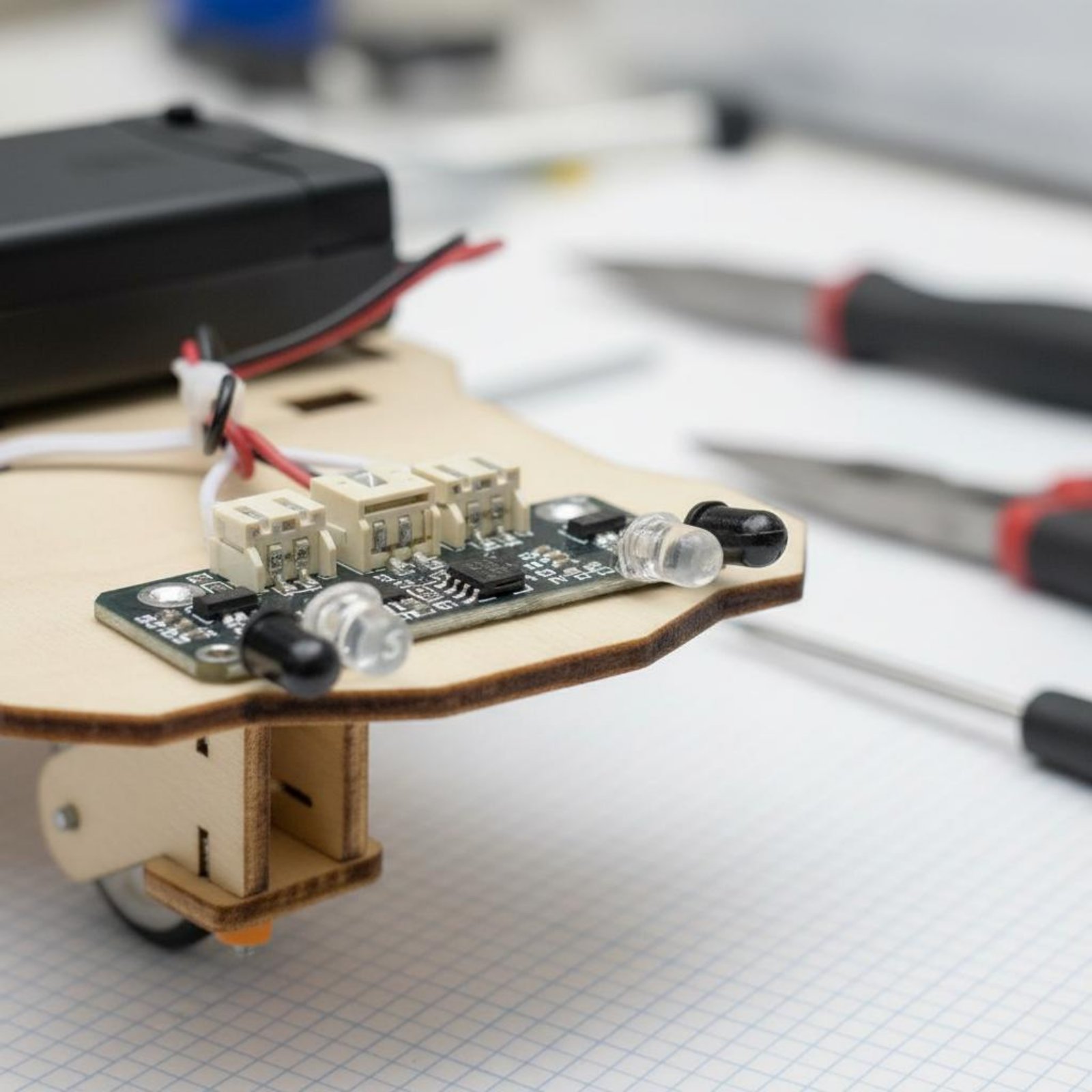 Wooden Intelligent Vehicle Kit – обзор и цена Science Robotics